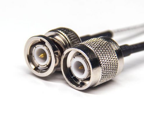 BNC公头直式转TNC公头直式同轴线缆接RG316