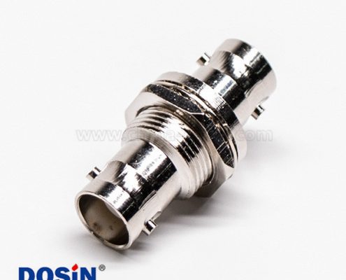 BNC转接头母转母直式同轴连接器