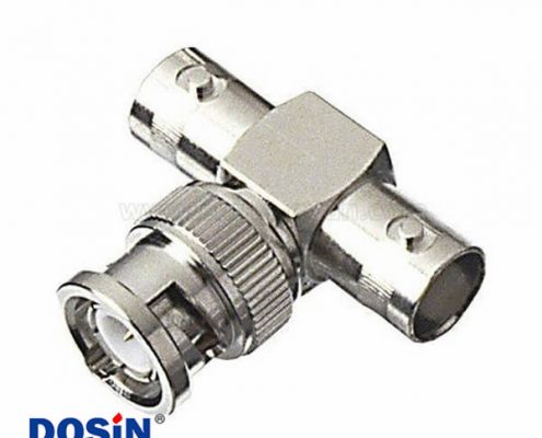 BNC T型1公转2母连接器